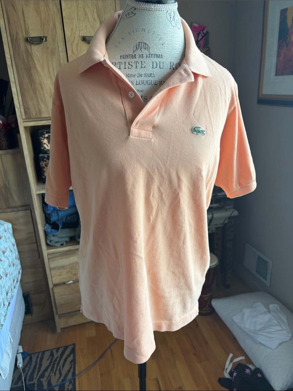 Lacoste Men's Polo Shirt - Light Peach - 4